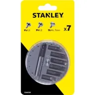 סט 6 ביטים למברגה + מאריך Stanley STA60500-XJ