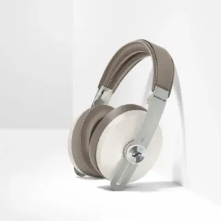 image #4 of אוזניות אלחוטיות Sennheiser - Momentum 3 Over-Ear - צבע לבן / חום