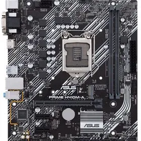 image #1 of לוח אם Asus PRIME H410M-A LGA1200, Intel H410, DDR4, PCI-E, VGA, DVI, HDMI