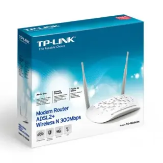 image #2 of מציאון ועודפים - ראוטר+מודם TP-Link TD-W8961N N ADSL2+ 300Mbps 