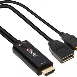 image #4 of כבל מחיבור HDMI 2.0 זכר לחיבור Club3D CAC-1331 DisplayPort 1.2 Female 4K60Hz 