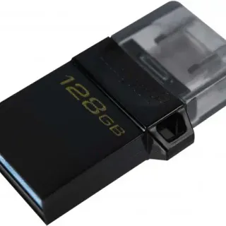 image #1 of זכרון נייד Kingston DataTraveler microDuo 3.0 G2 128GB microUSB / USB Type-A DTDUO3G2/128GB