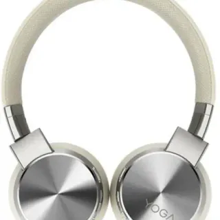 image #4 of אוזניות קשת On-Ear אלחוטיות Lenovo Yoga Bluetooth - צבע שמנת