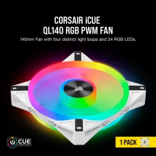 image #5 of מאוורר למארז Corsair iCUE QL140 RGB 140mm PWM