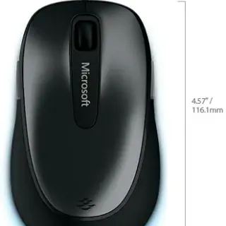image #3 of עכבר חוטי Microsoft BlueTrack Comfort Mouse 4500 - דגם 4FD-00004 (אריזת Retail) - צבע שחור