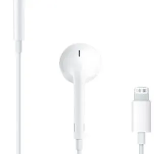 image #0 of מציאון ועודפים - אוזניות In-ear מקוריות של Apple עם חיבור Lightning, בקר שליטה ומיקרופון