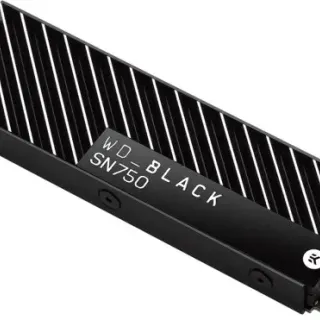 image #0 of כונן Western Digital Black SN750 Heatsink WDS100T3XHC 1TB M.2 2280 PCIe NVMe SSD