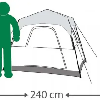 image #1 of אוהל בן רגע ל-4 אנשים GoNature Rapid Cabin