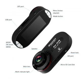 image #7 of מצלמת וידאו קדמית לרכב עם Discovery DS-970 FHD GPS