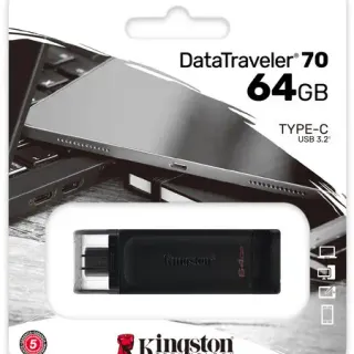 image #6 of זכרון נייד Kingston DataTraveler 70 64GB USB-C 3.2