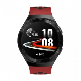 image #3 of שעון חכם Huawei Watch GT2e - צבע שעון: Lava Red - צבע רצועה: Red & Black TPU