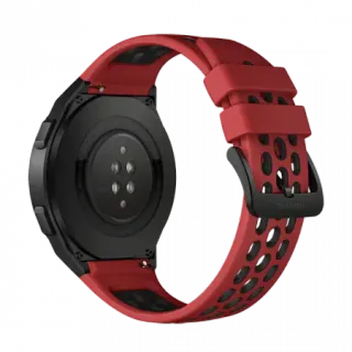 image #4 of שעון חכם Huawei Watch GT2e - צבע שעון: Lava Red - צבע רצועה: Red & Black TPU