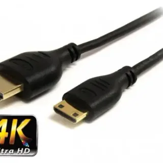 image #0 of כבל מחיבור HDMI לחיבור Mini HDMI באורך 3 מטרים Gold Touch