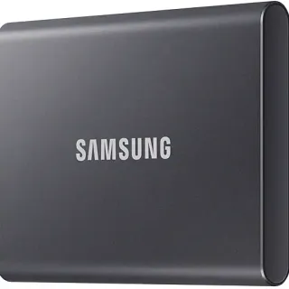 image #2 of כונן קשיח SSD חיצוני Samsung Portable SSD T7 USB 3.2 MU-PC500T/WW - נפח 500GB - צבע אפור