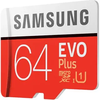 image #6 of כרטיס זיכרון Samsung EVO Plus Micro SDXC UHS-I MB-MC64HA - נפח 64GB - עם מתאם ל-SD