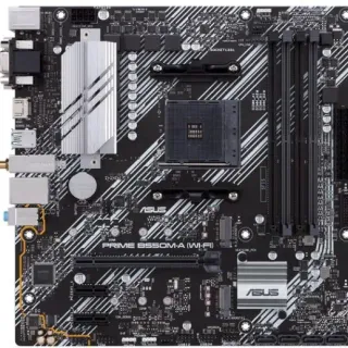 image #4 of לוח אם Asus PRIME B550M-A (Wi-Fi) AM4, AMD B550, DDR4, PCI-E, VGA, DVI, HDMI