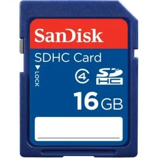 image #0 of כרטיס זכרון SanDisk Standard Secure-Digital SDHC SDSDB-016G - נפח 16GB