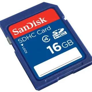 image #1 of כרטיס זכרון SanDisk Standard Secure-Digital SDHC SDSDB-016G - נפח 16GB
