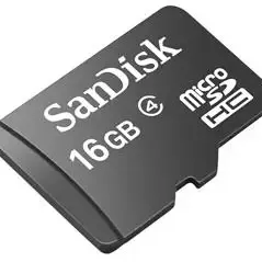 image #1 of כרטיס זכרון SanDisk Micro SDHC SDSDQM-016G - נפח 16GB