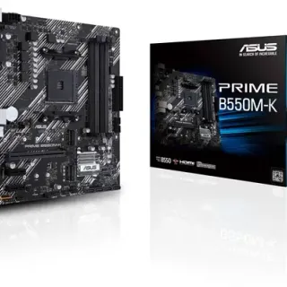 image #0 of לוח אם Asus PRIME B550M-K AM4, AMD B550, DDR4, PCI-E, VGA, DVI, HDMI
