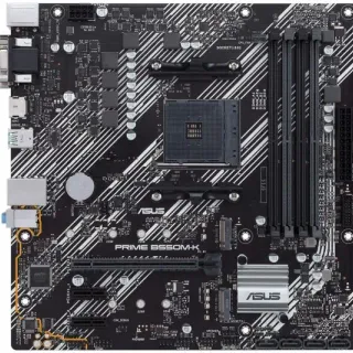 image #4 of לוח אם Asus PRIME B550M-K AM4, AMD B550, DDR4, PCI-E, VGA, DVI, HDMI