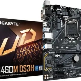 image #0 of לוח אם Gigabyte B460M DS3H LGA1200, Intel B460, DDR4, PCI-E, VGA, DVI, HDMI