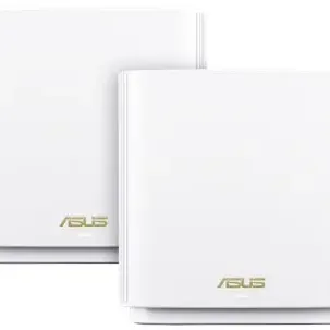 image #1 of ראוטר (2 יחידות) Asus ZenWIFI XT8 AX6600 802.11ax Tri-Band Mesh Wireless WiFi 6 6600Mbps - צבע לבן