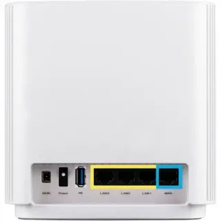 image #4 of ראוטר Asus ZenWIFI XT8 AX6600 802.11ax Tri-Band Mesh Wireless WiFi 6 6600Mbps - צבע לבן