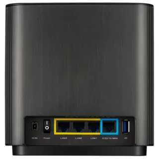 image #3 of ראוטר Asus ZenWIFI XT8 AX6600 802.11ax Tri-Band Mesh Wireless WiFi 6 6600Mbps - צבע שחור