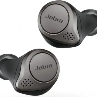 image #1 of אוזניות Bluetooth אלחוטיות True Wireless עם קייס טעינה אלחוטי Jabra Elite 75t צבע שחור / טיטניום