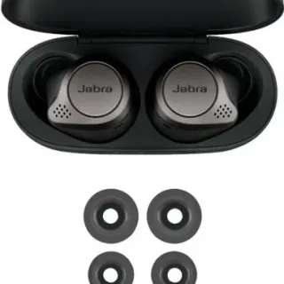 image #5 of אוזניות Bluetooth אלחוטיות True Wireless עם קייס טעינה אלחוטי Jabra Elite 75t צבע שחור / טיטניום