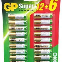 image #0 of 18 סוללות AAA לא נטענות דגם Super Alkaline של חברת GP