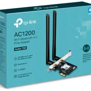 image #1 of מתאם רשת אלחוטי TP-Link AC1200 WiFi Bluetooth 4.2 PCIe Archer T5E