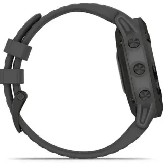image #3 of שעון חכם Garmin Fenix 6 Pro Solar Edition 47mm - צבע שחור עם רצועה אפורה  - כולל תמיכה מלאה בעברית - שנתיים אחריות יבואן רשמי על ידי רונלייט