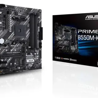 image #0 of לוח אם Asus PRIME B550M-A AM4, AMD B550, DDR4, PCI-E, VGA, DVI, HDMI