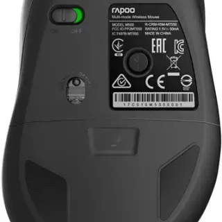 image #1 of עכבר אלחוטי בחיבור Rapoo M500 2.4GHz Wireless / Bluetooth - שחור