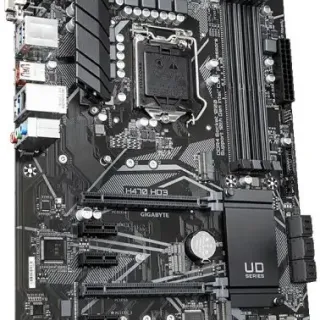 image #1 of לוח אם Gigabyte H470 HD3 LGA1200, Intel H470, DDR4, 2xPCI-E, VGA, DVI, HDMI