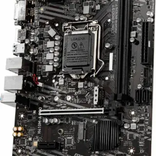 image #2 of לוח אם  MSI H410M-A PRO LGA1200, Intel H410, DDR4, PCI-E, DVI, HDMI