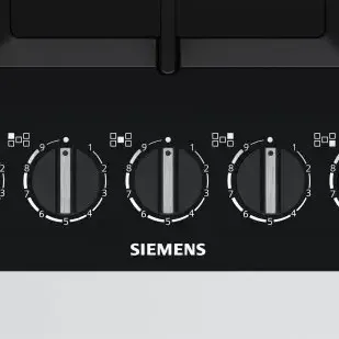 image #5 of כיריים גז 5 להבות בישול Siemens StepFlame EP7A6QB90Y FlameSelect - בגימור זכוכית מחוסמת בצבע שחור - שנה אחריות יבואן רשמי BSH