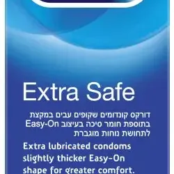 image #1 of מארז קונדומים Durex Extra Safe  - סך הכל 12 יחידות