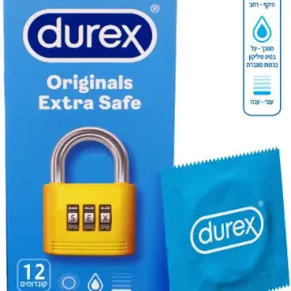 image #0 of מארז קונדומים Durex Extra Safe  - סך הכל 12 יחידות