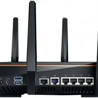 image #0 of ראוטר ASUS ROG Rapture 802.11ax GT-AX11000 Tri-Band Mesh Wireless Router  - צבע שחור