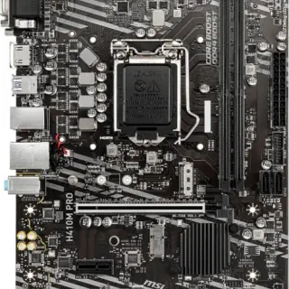 image #3 of לוח אם MSI H410M-PRO LGA1200, Intel H410, DDR4, PCI-E, VGA, DVI, HDMI