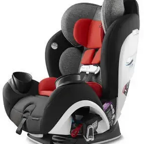 image #0 of כסא בטיחות Evenflo Every Stage Garnet - צבע אפור/אדום/שחור