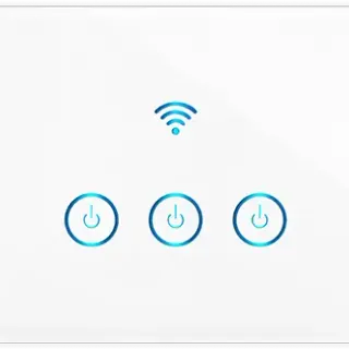 image #1 of מציאון ועודפים - מפסק תאורה Wi-Fi חכם Smart-Grade - מתאים לקופסאת גיוויס 3 מקום - 3 הדלקות - כולל תמיכה בדור 3 מהמוצר ועד האפליקציה