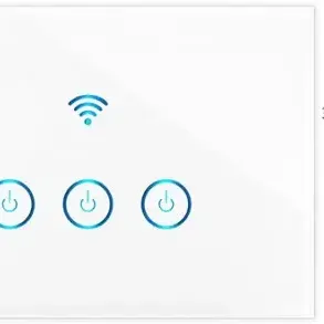 image #0 of מציאון ועודפים - מפסק תאורה Wi-Fi חכם Smart-Grade - מתאים לקופסאת גיוויס 3 מקום - 3 הדלקות - כולל תמיכה בדור 3 מהמוצר ועד האפליקציה