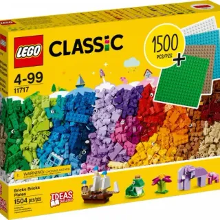 image #0 of קוביות ומשטחים 1504 חלקים 11717 LEGO Classic