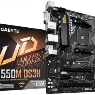 image #0 of לוח אם Gigabyte B550M DS3H AM4, AMD B550, DDR4, 2xPCI-E, DVI, HDMI