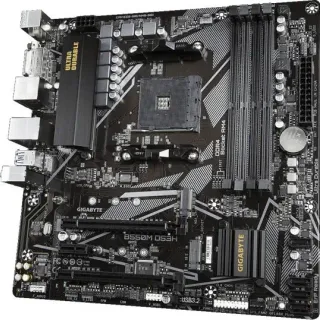 image #3 of לוח אם Gigabyte B550M DS3H AM4, AMD B550, DDR4, 2xPCI-E, DVI, HDMI