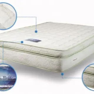 image #0 of מזרן זוגי King Comfort Real Sleep בגודל 160X200 ס''מ
